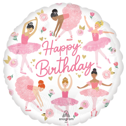 Westcoast Balloon 47853 Ballerina Girl Birthday