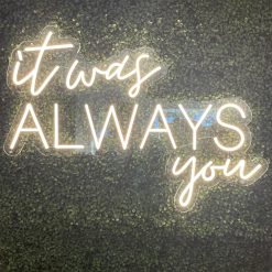 Westcoast Balloon It Was Always You Neon Sign Rental