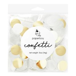 Westcoast Balloon Confetti - White & Gold