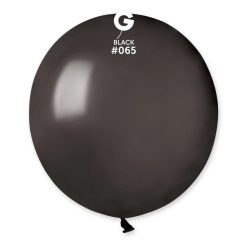 Westcoast Balloon 156553 Gemar Metallic Black 19 Round (25Ct)