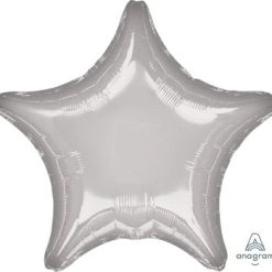 Westcoast Balloon 30576 Metallic Silver Star