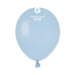 Westcoast Balloon 1080515 Gemar Powder Blue 5 Round (100Ct)