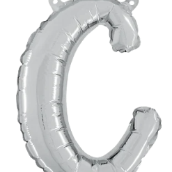 Westcoast Balloon 34703SP Script Letter C Silver