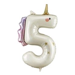 Westcoast Balloon FB359-5 Number 5 Unicorn