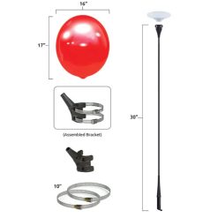 Alternative view of Westcoast Balloon BalloonBobber Light Pole Kit - 1-Balloon