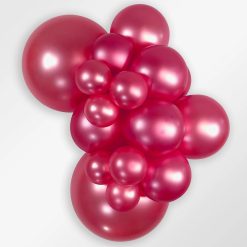 Alternative view of Westcoast Balloon 238166 Metallic Fuchsia 11 Round (50Ct)