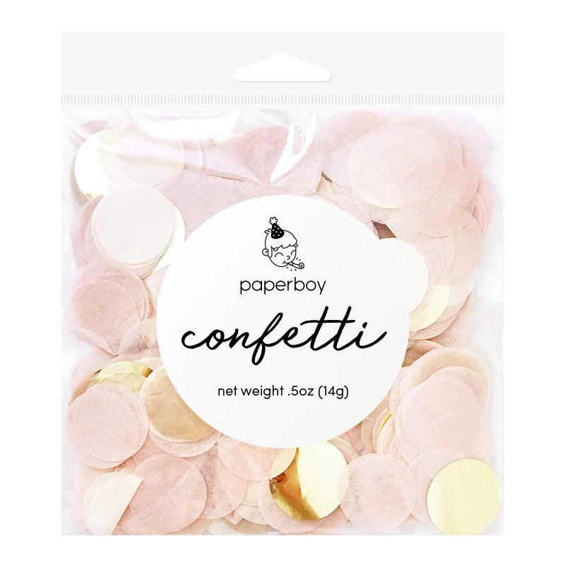 Westcoast Balloon Confetti - Blush & Gold