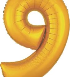 Westcoast Balloon 28260 SuperShape Number 9 Gold