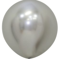 Westcoast Balloon 59145 Reflex Silver 24 Round (10Ct)