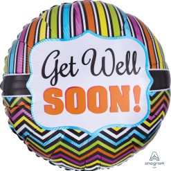 Westcoast Balloon 30780 GW Stripe & Chevron