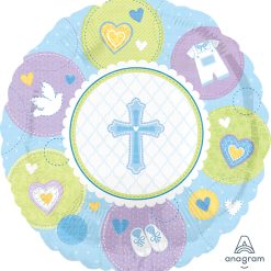 Westcoast Balloon A119859 Sweet Christening Boy