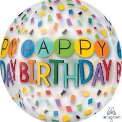 Westcoast Balloon 35168 Happy Birthday Rainbow