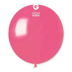 Westcoast Balloon 156454 Gemar Metallic Fuchsia 19 Round (25Ct)