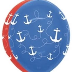Westcoast Balloon 54274 Anchors Crystal Assortment 12 LINK-O-LOON (50Ct)