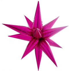 Westcoast Balloon 92842 Exploding Star Jumbo Magenta