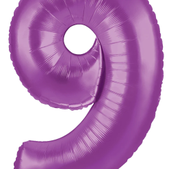 Westcoast Balloon 15849PP Megaloons Number 9 Purple