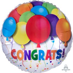 Westcoast Balloon 26758 Bold Congrats Balloons, Bulk