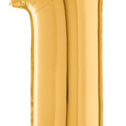 Westcoast Balloon 18841GP Number 1 Gold 28 Megaloon