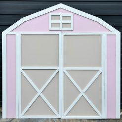 Westcoast Balloon 8Ft Barn Backdrop Rental - Pink