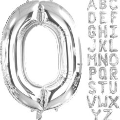 Westcoast Balloon 40 Lucky Foil Letter O Silver