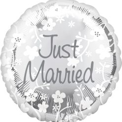 Westcoast Balloon 32781 Just Married Flowers