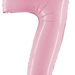 Westcoast Balloon 15847MP Megaloons Number 7 Pastel Pink