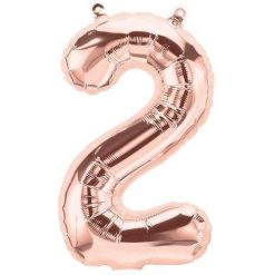 Westcoast Balloon 59105 Air Fill Number 2 Rose Gold 16In